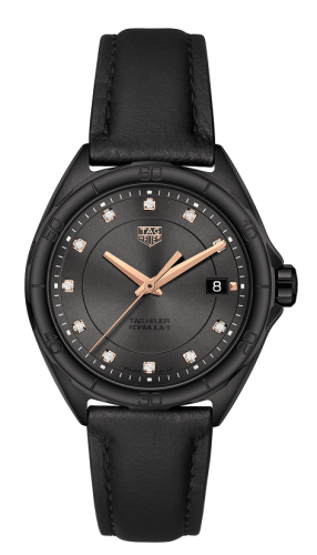 TAG Heuer Formula 1 Quartz 32 PVD / Black - Diamond / Calf